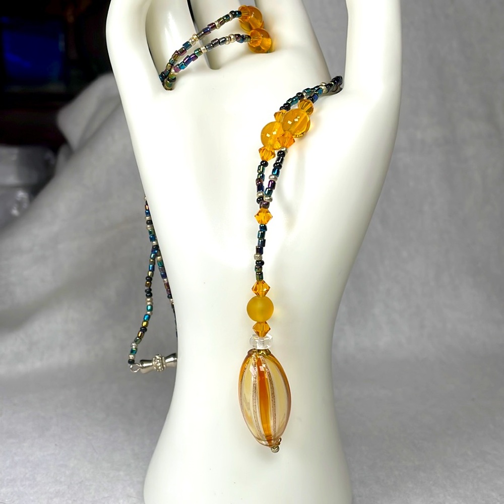 Venetian Blown Glass Necklace